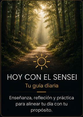 Hoy con el Sensei